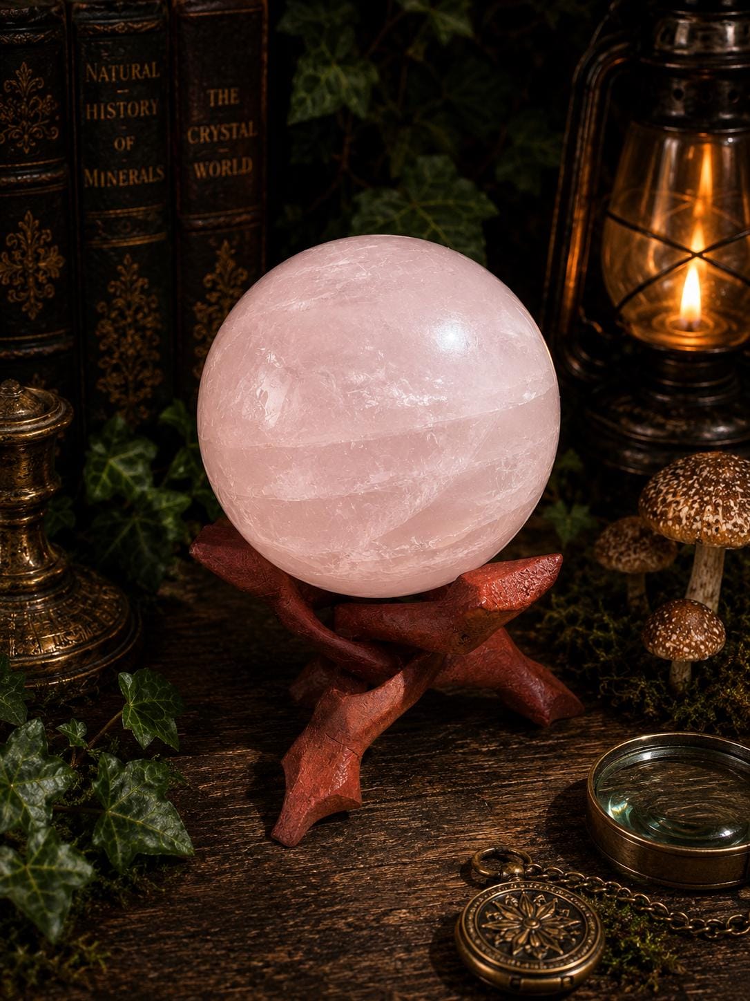 Large Rose Quartz Sphere