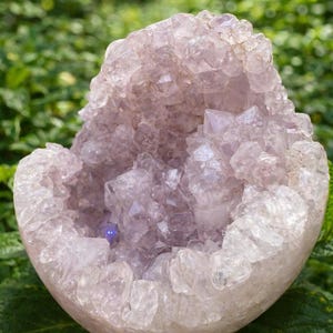 Pink Amethyst Druzy Flame — photo 2