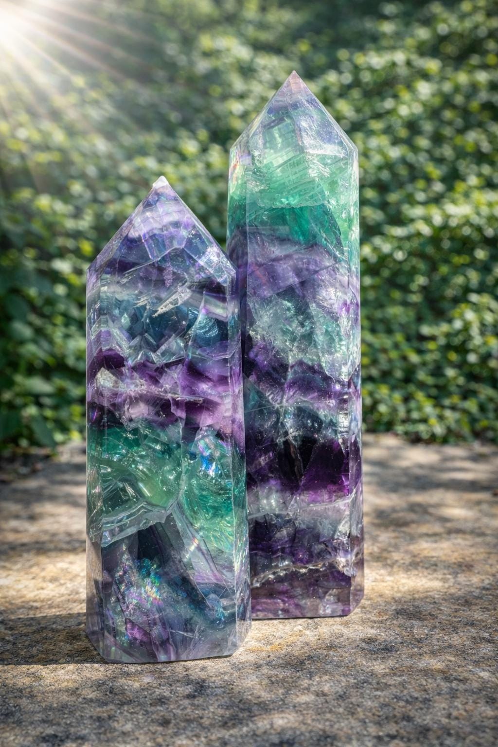 Rainbow Fluorite Tower — photo 2
