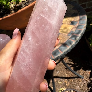 Large Rose Quartz Tower — photo 6