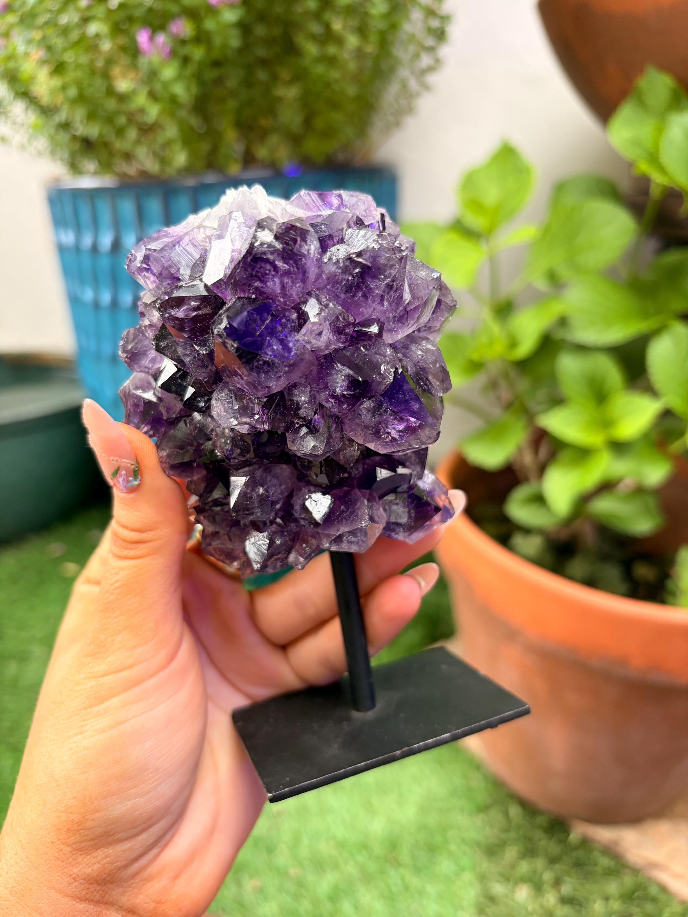 Amethyst Flower Display — photo 4