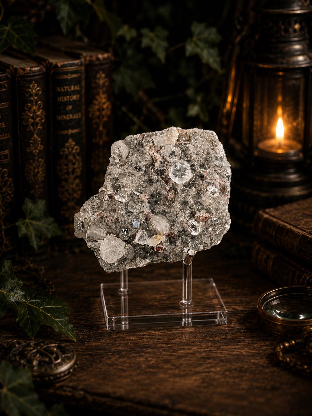 Apophyllite on Stand