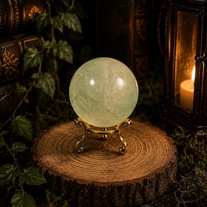 Green Fluorite Sphere — photo 1
