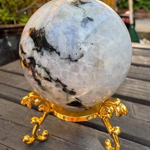 Rainbow Moonstone Sphere — photo 4