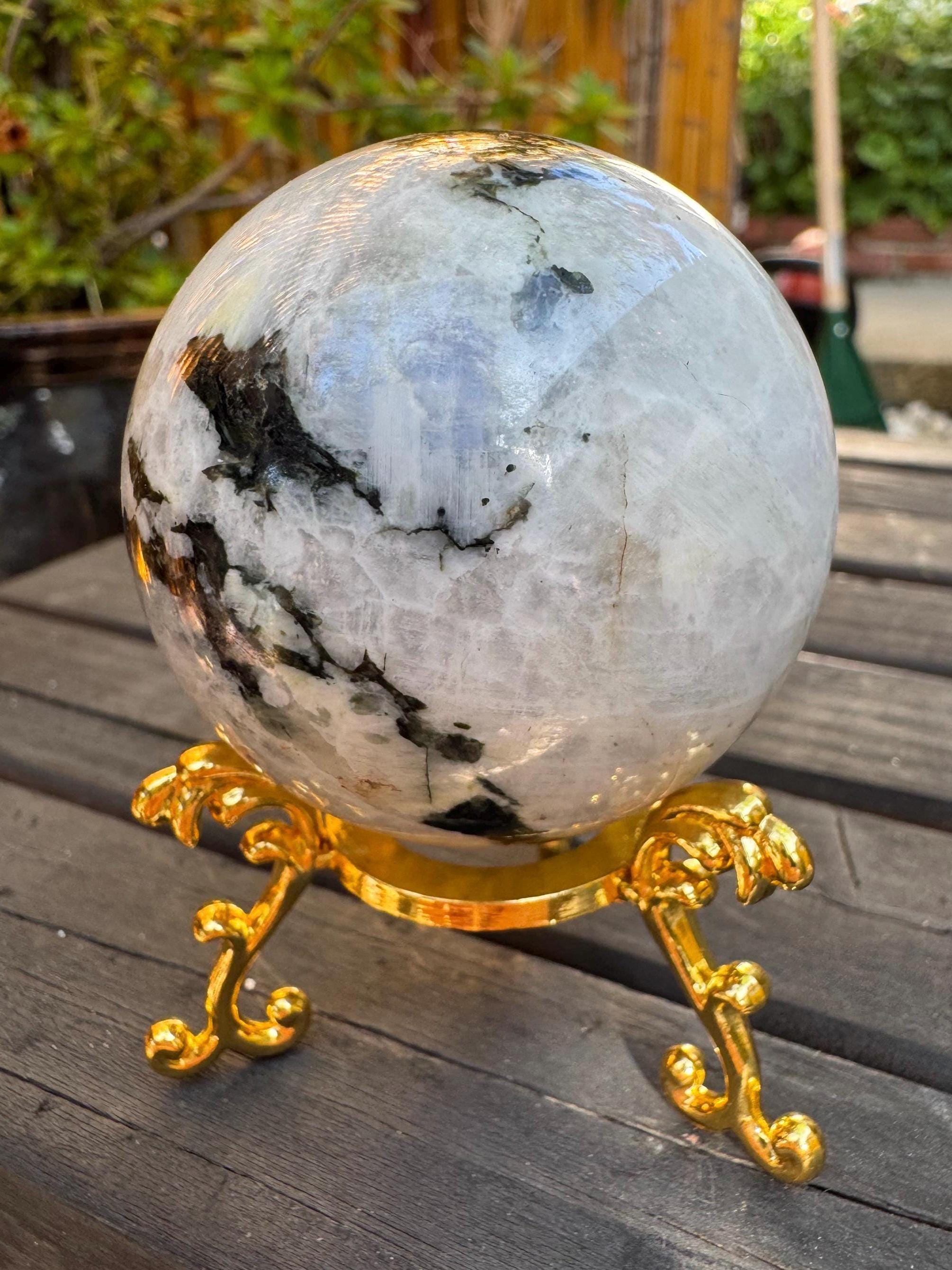 Rainbow Moonstone Sphere — photo 4