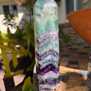 Rainbow Fluorite Tower — photo 8