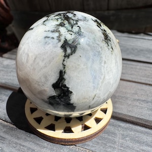 Rainbow Moonstone Sphere — photo 6