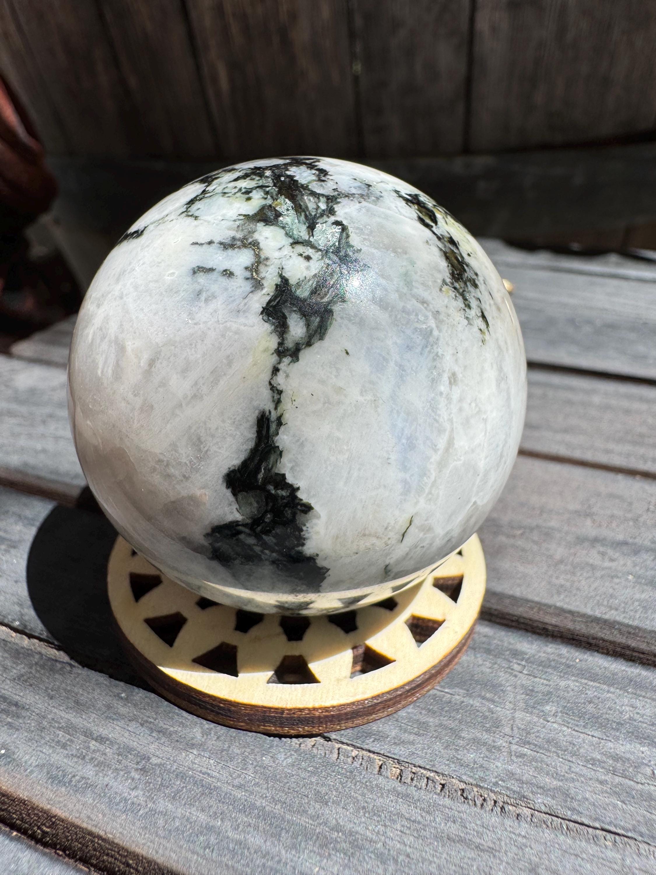 Rainbow Moonstone Sphere — photo 6