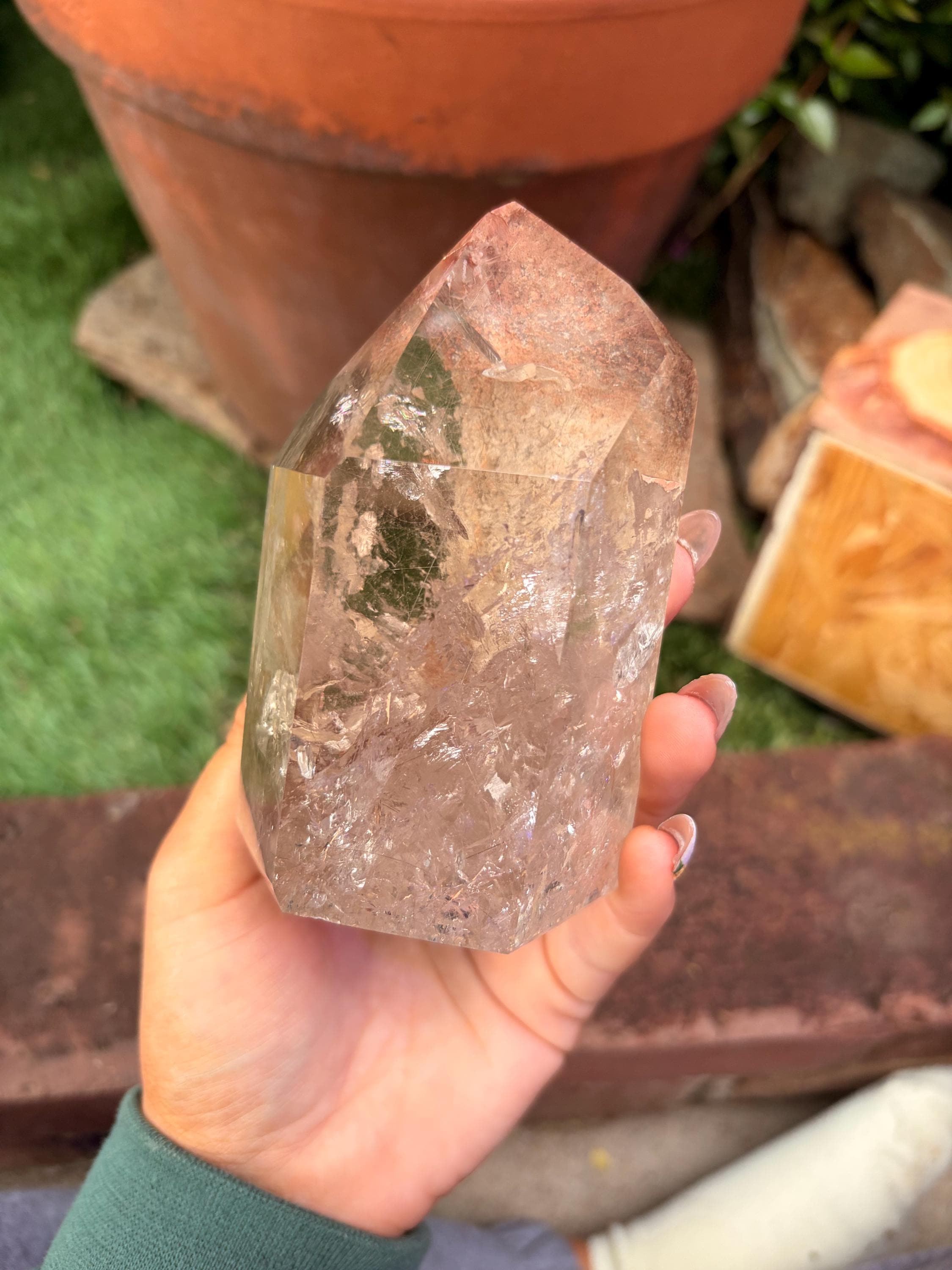 Rutilated Smoky Quartz Tower — photo 4