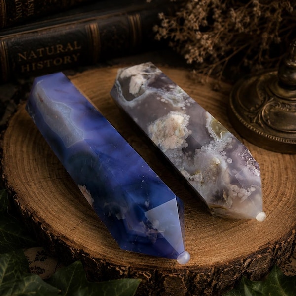 Blue Chalcedony Tower