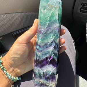 Rainbow Fluorite Tower — photo 4