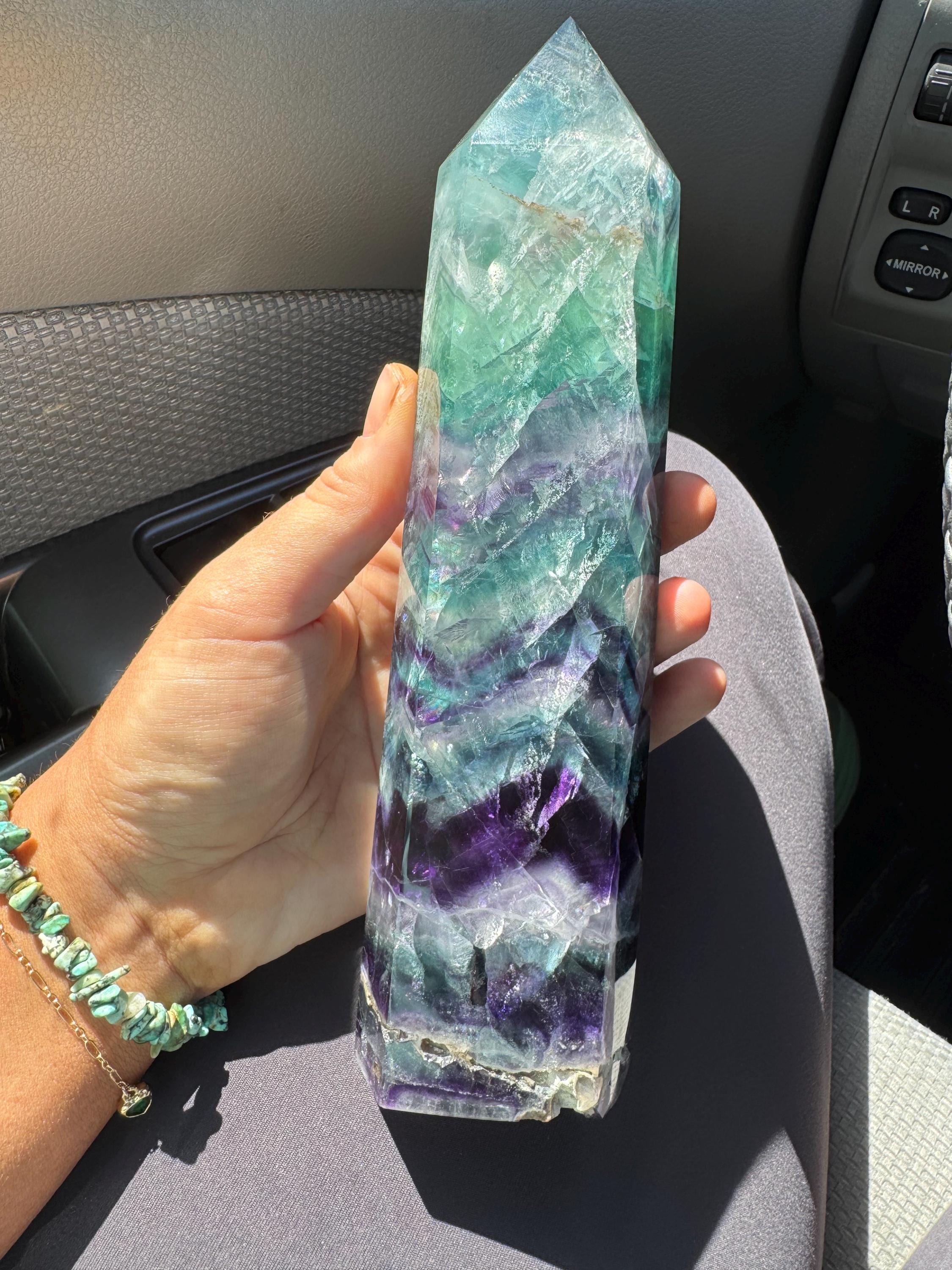 Rainbow Fluorite Tower — photo 4
