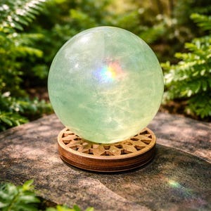 Green Fluorite Sphere — photo 2