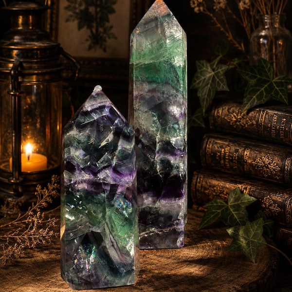 Rainbow Fluorite Tower