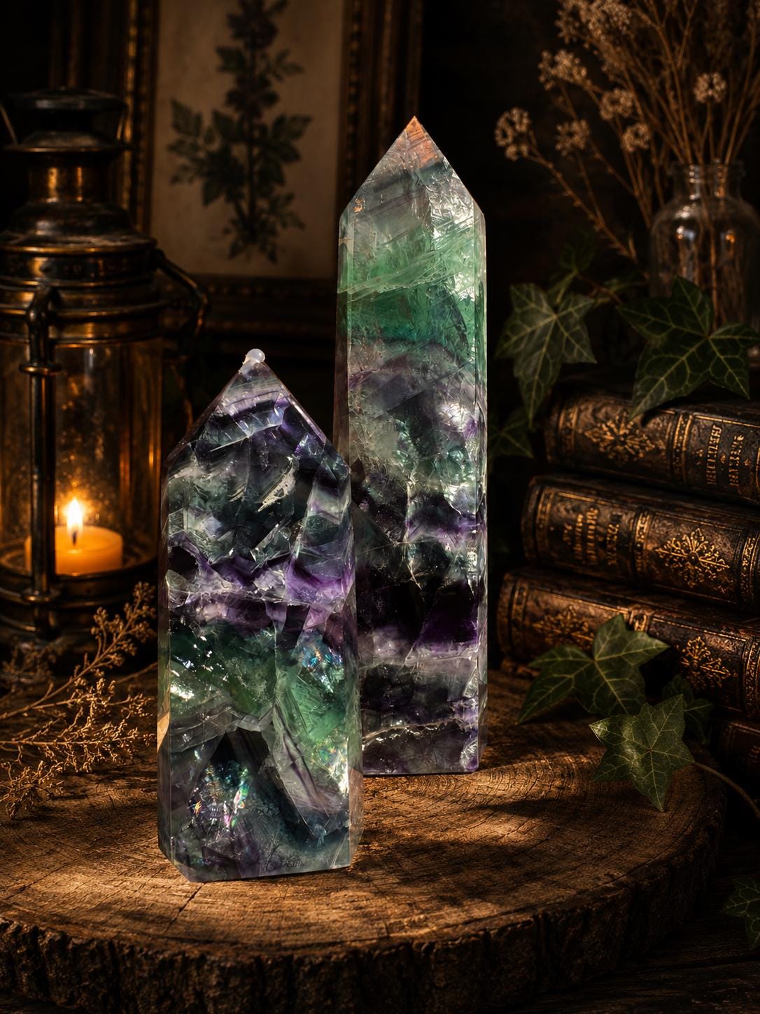 Rainbow Fluorite Tower