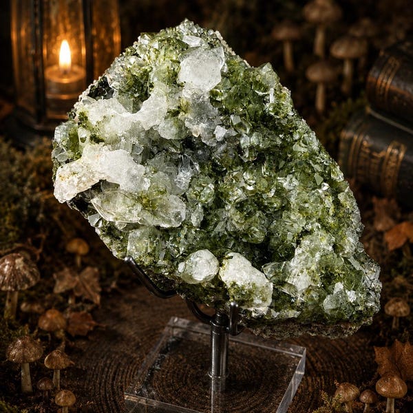 Epidote with Calcite