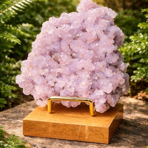 Lavender Grape Agate Cluster — photo 2
