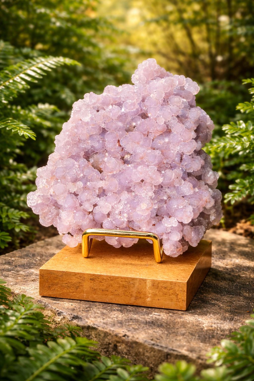 Lavender Grape Agate Cluster — photo 2