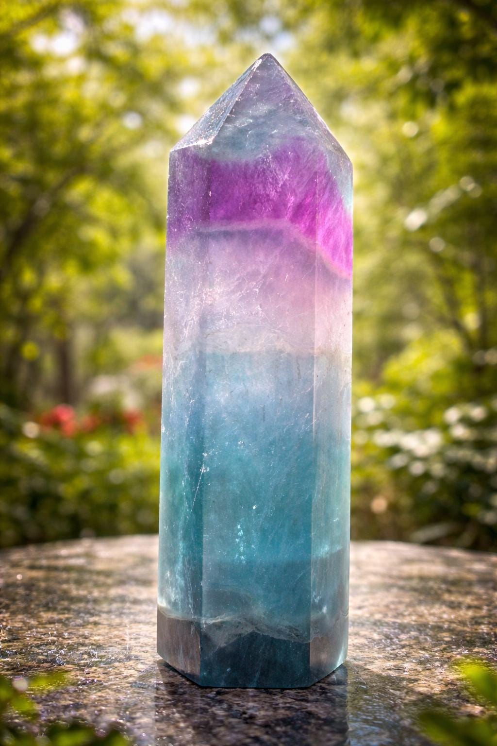 Rainbow Fluorite Tower — photo 2
