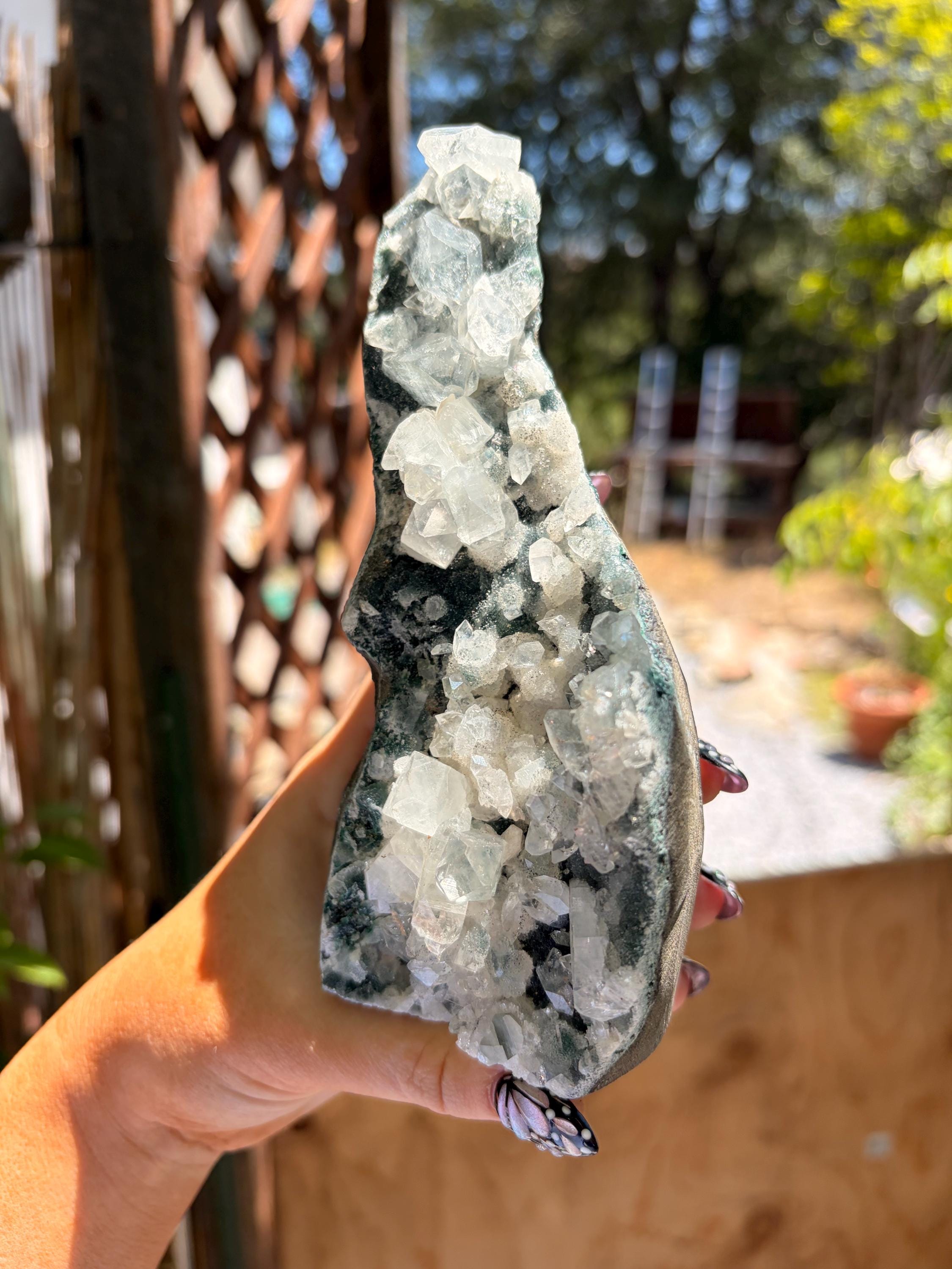 Apophyllite Cut-Base Cluster — photo 4