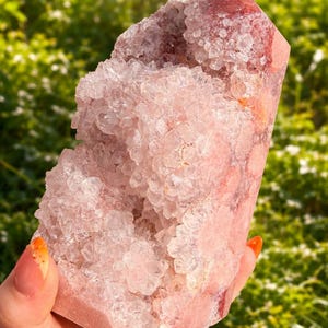 Large Pink Amethyst Tower — photo 2