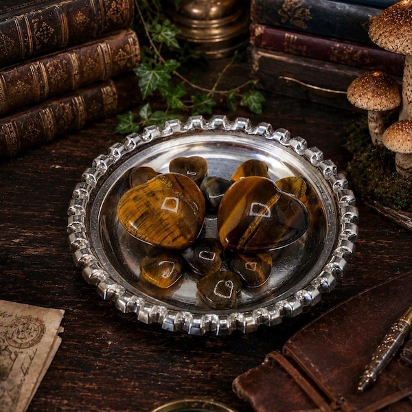 Tiger's Eye Heart