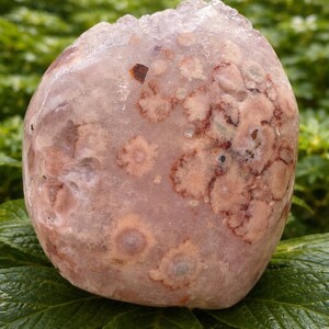Pink Amethyst Druzy Flame — photo 3
