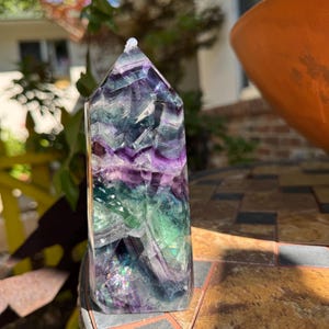 Rainbow Fluorite Tower — photo 7