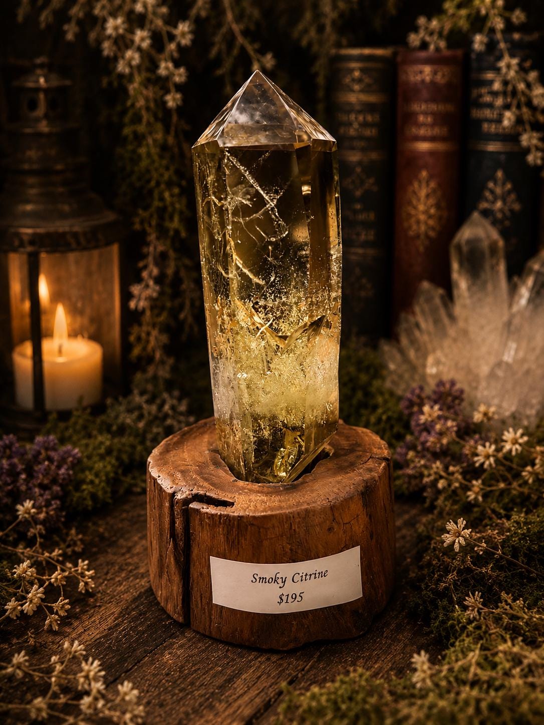 Natural Citrine Scepter