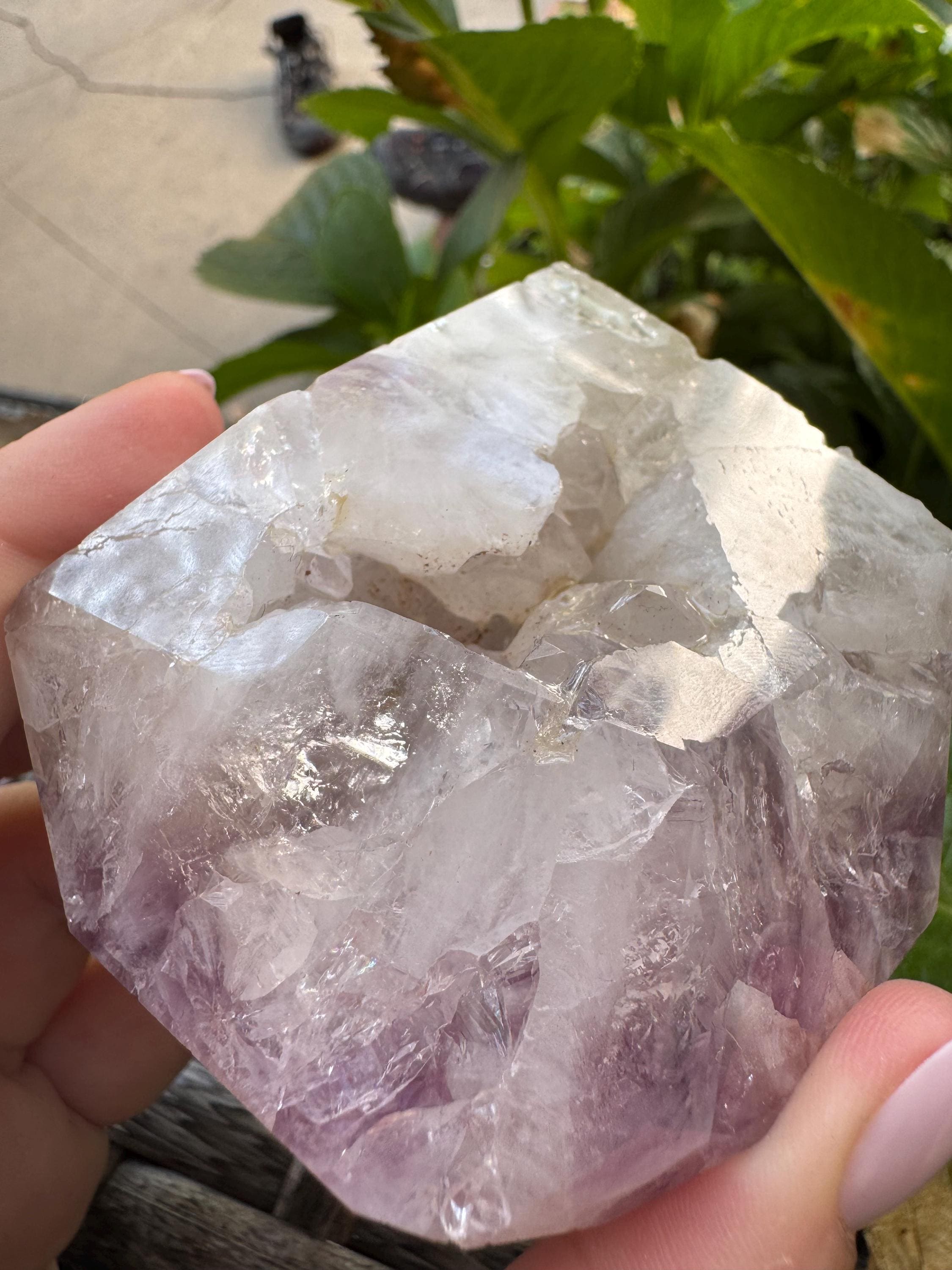Pink Amethyst Druzy Freeform — photo 3