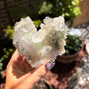Prehnite on Quartz Specimen — photo 2