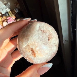 Pink Amethyst Druzy Sphere — photo 6