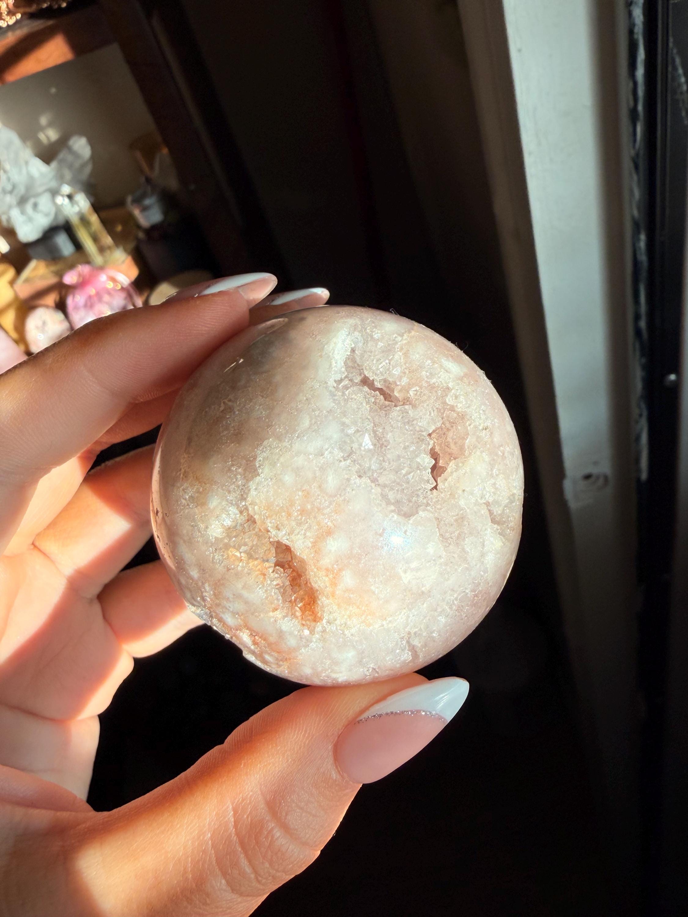 Pink Amethyst Druzy Sphere — photo 6