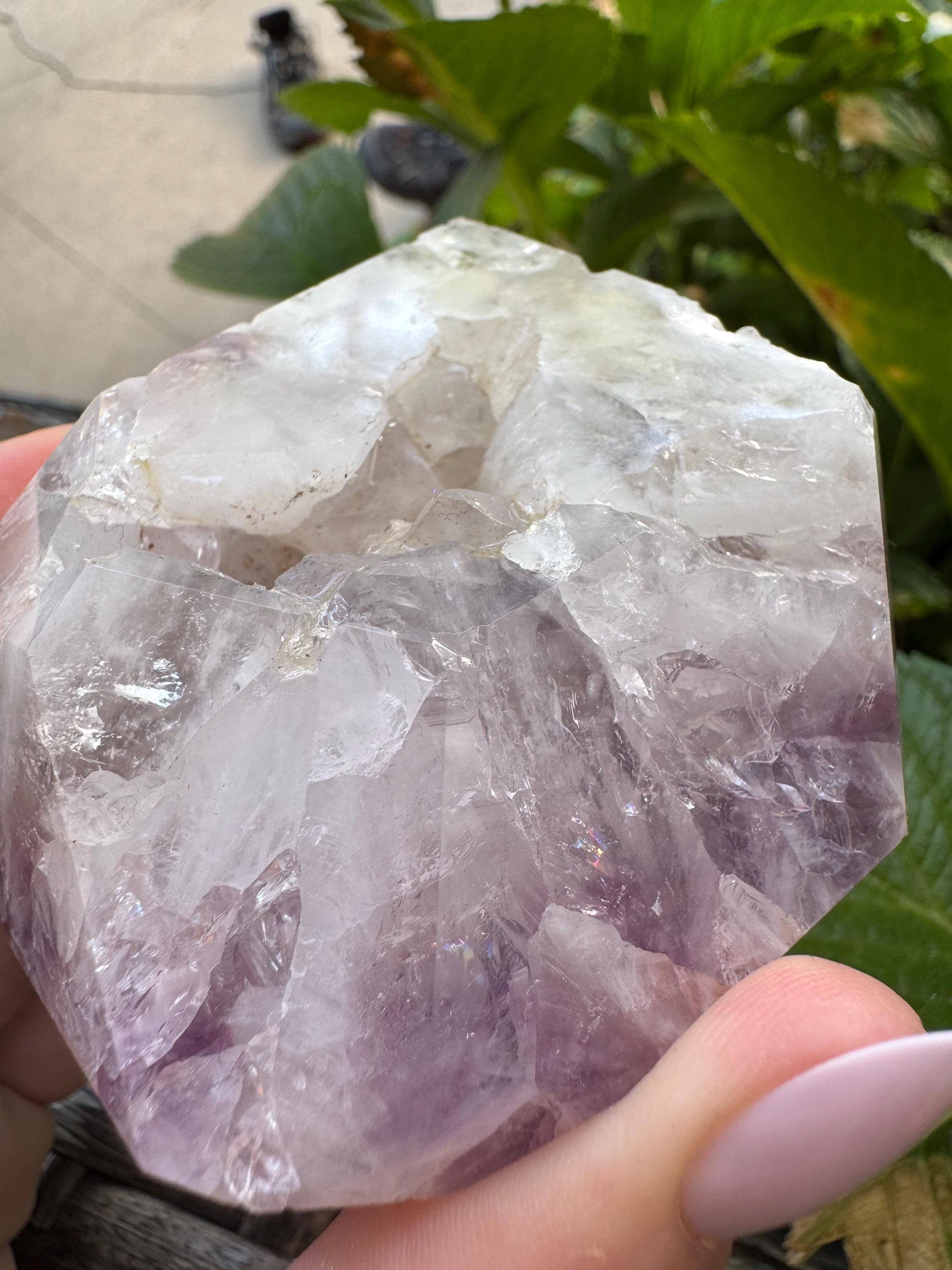 Pink Amethyst Druzy Freeform — photo 4