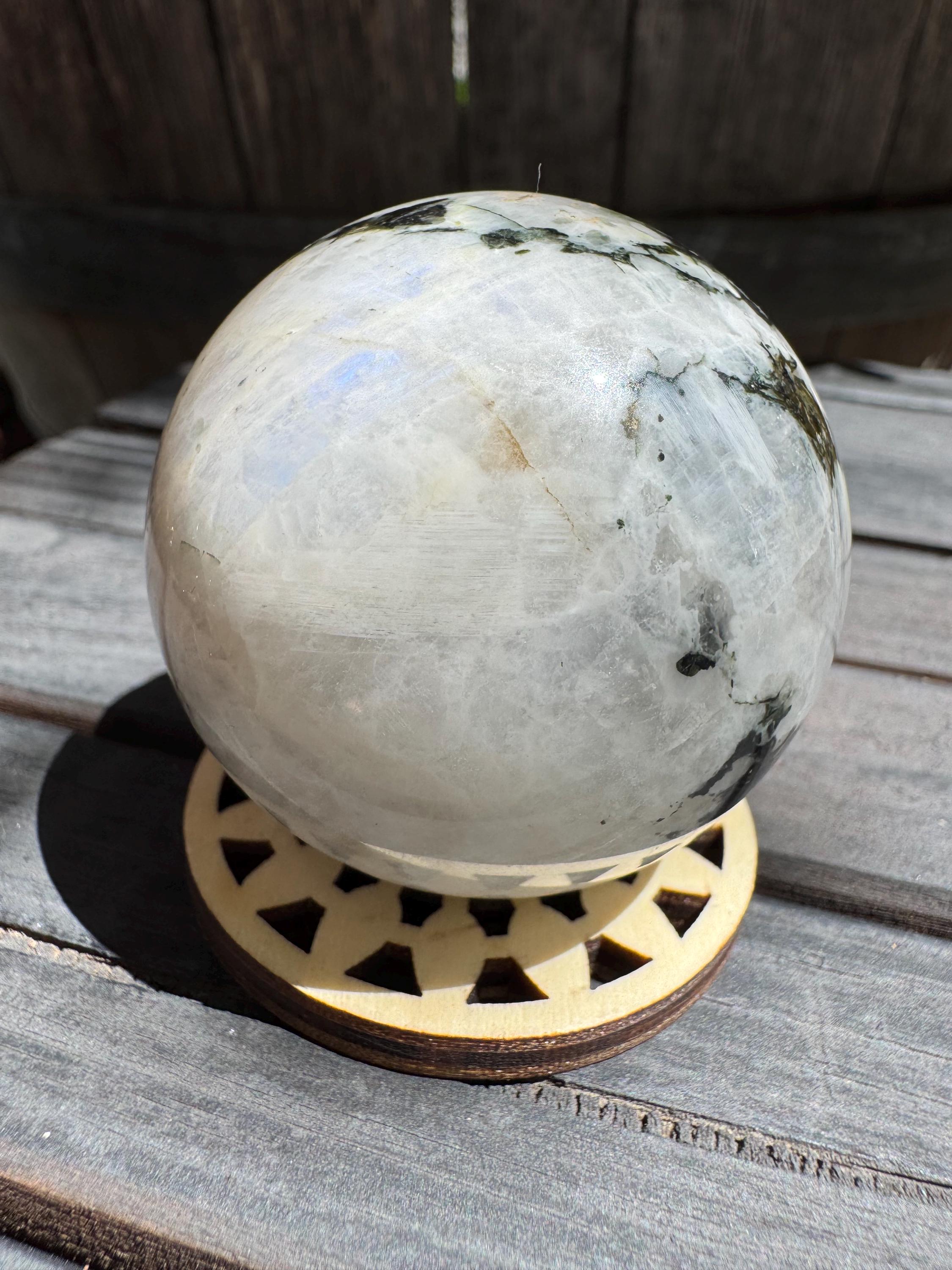 Rainbow Moonstone Sphere — photo 5