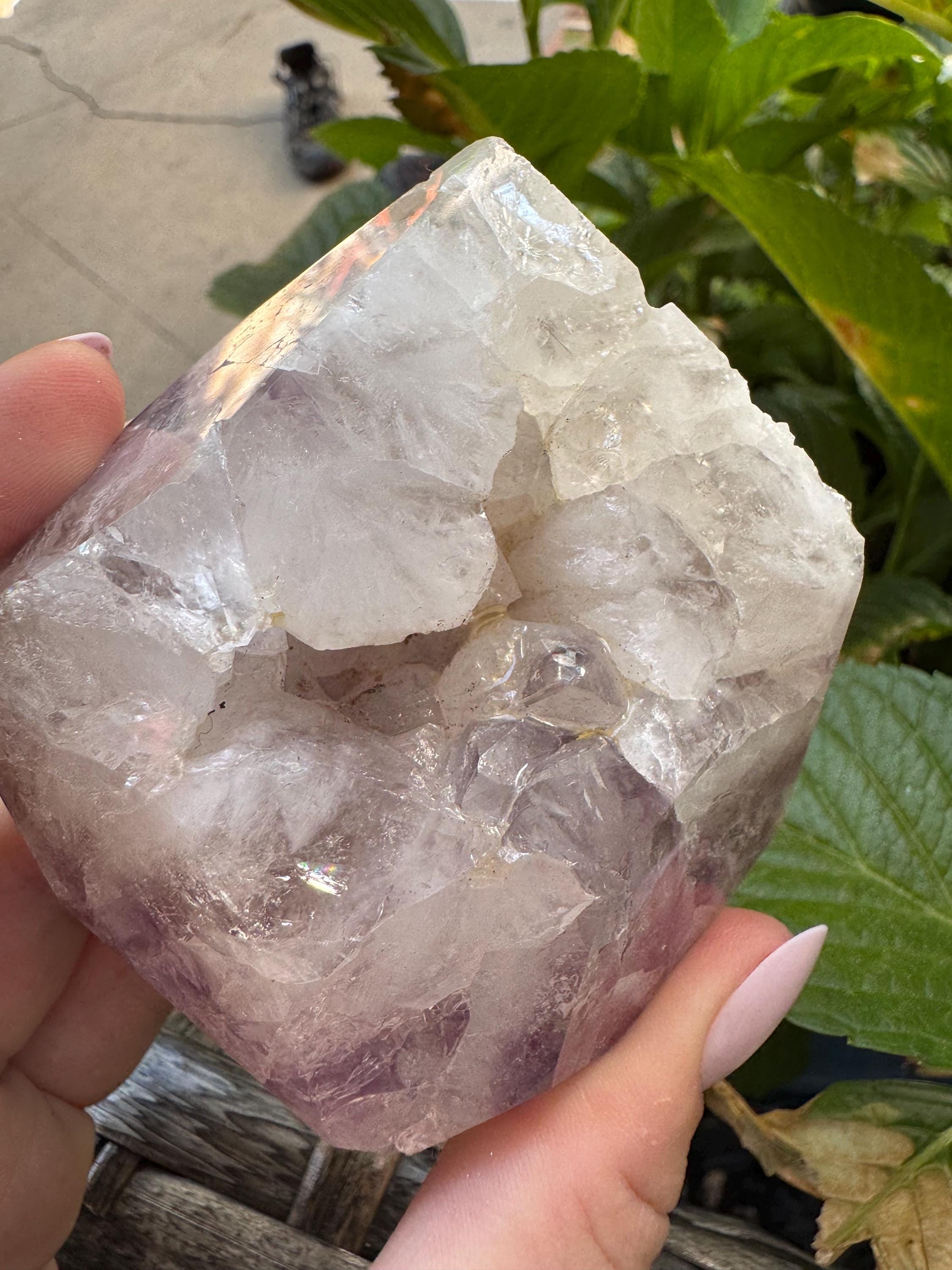 Pink Amethyst Druzy Freeform — photo 5