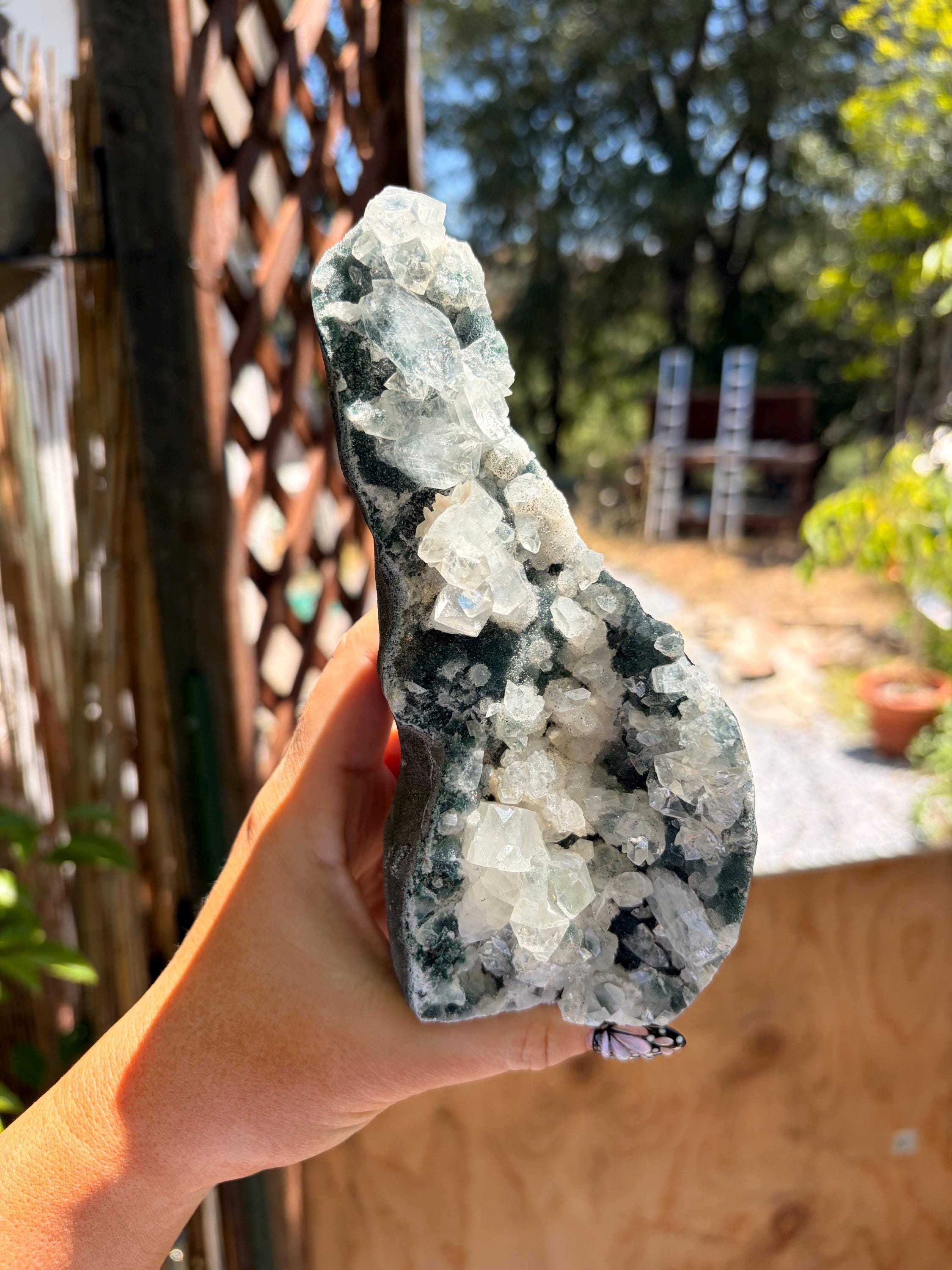 Apophyllite Cut-Base Cluster — photo 3