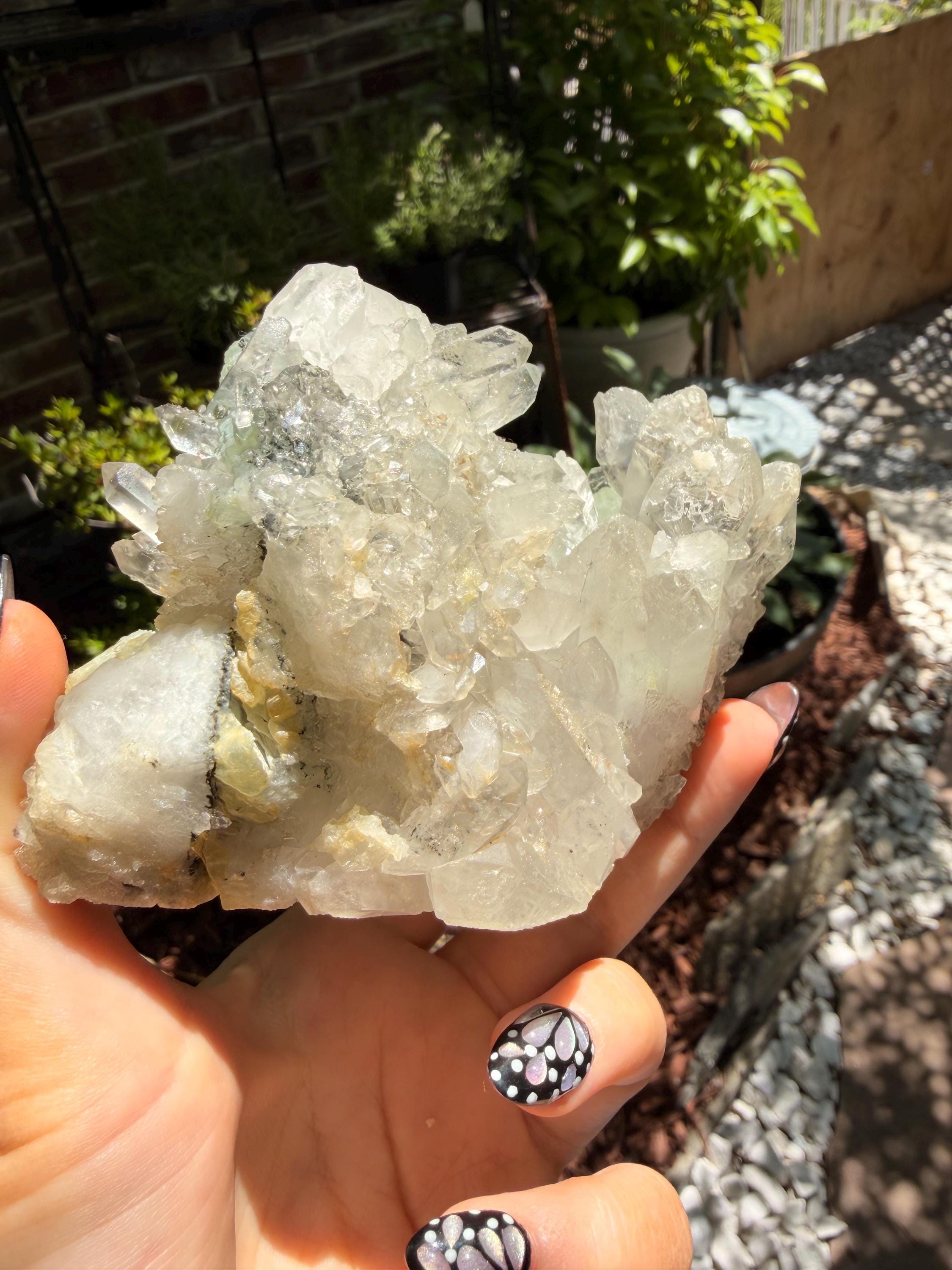 Prehnite on Quartz Specimen — photo 5