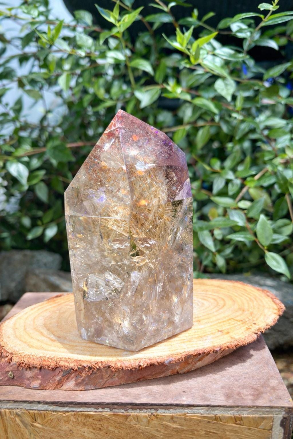Rutilated Smoky Quartz Tower — photo 2