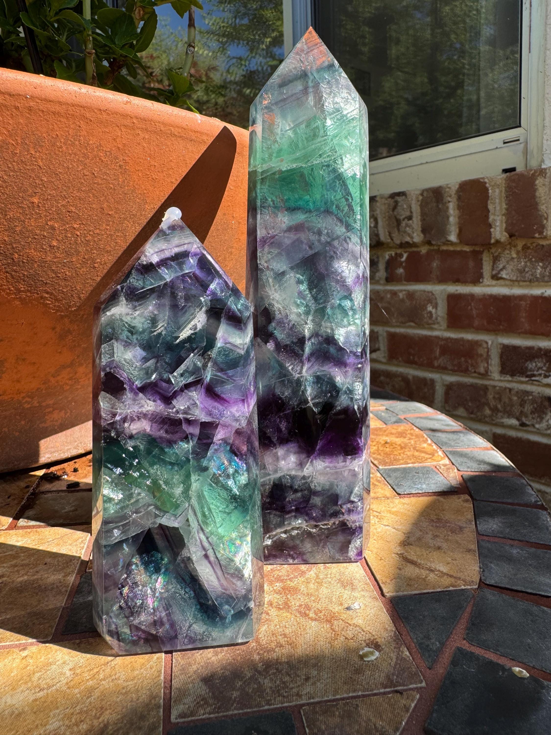 Rainbow Fluorite Tower — photo 5