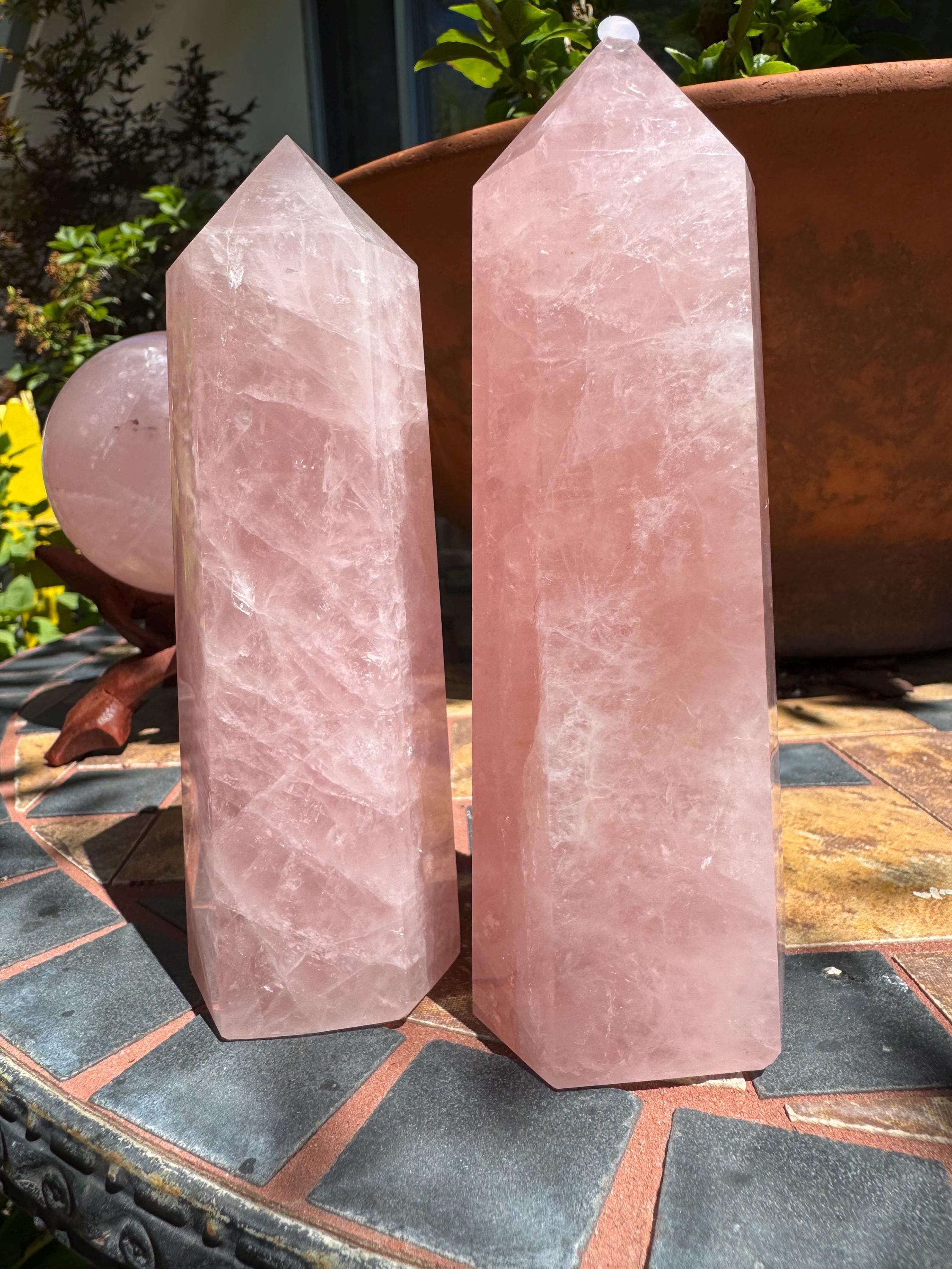 Large Rose Quartz Tower — photo 5