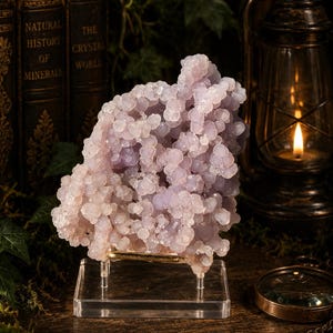 Lavender Grape Agate Cluster — photo 1