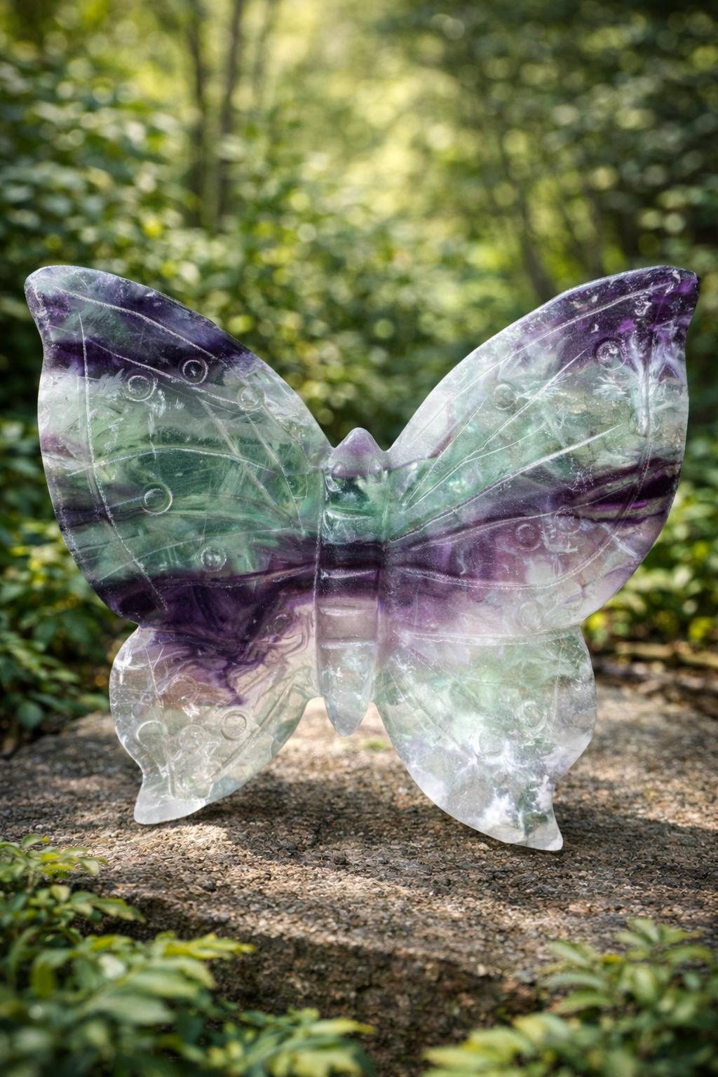 Rainbow Fluorite Butterfly — photo 2