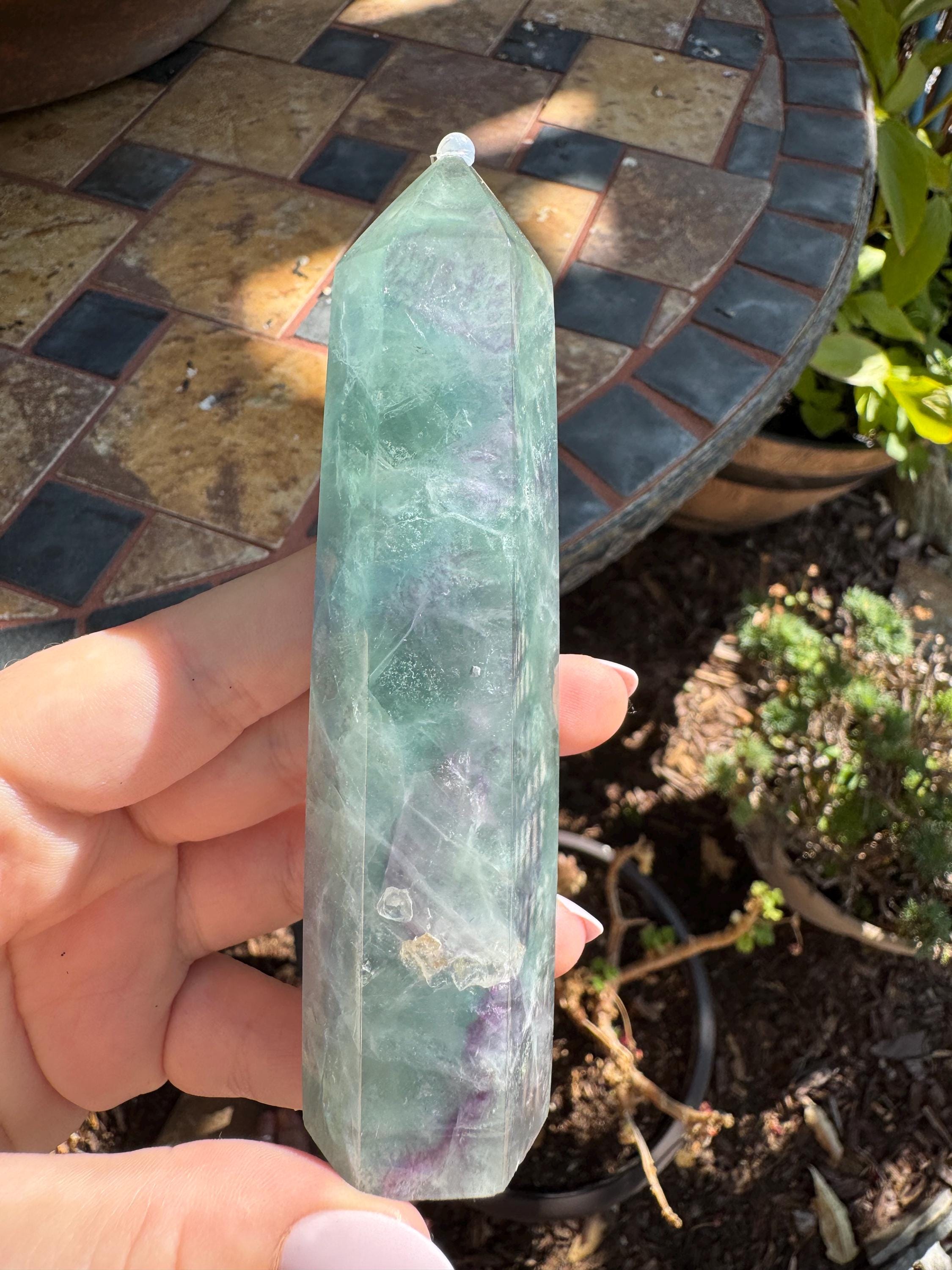 Rainbow Fluorite Tower — photo 5