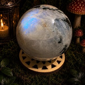 Rainbow Moonstone Sphere — photo 2