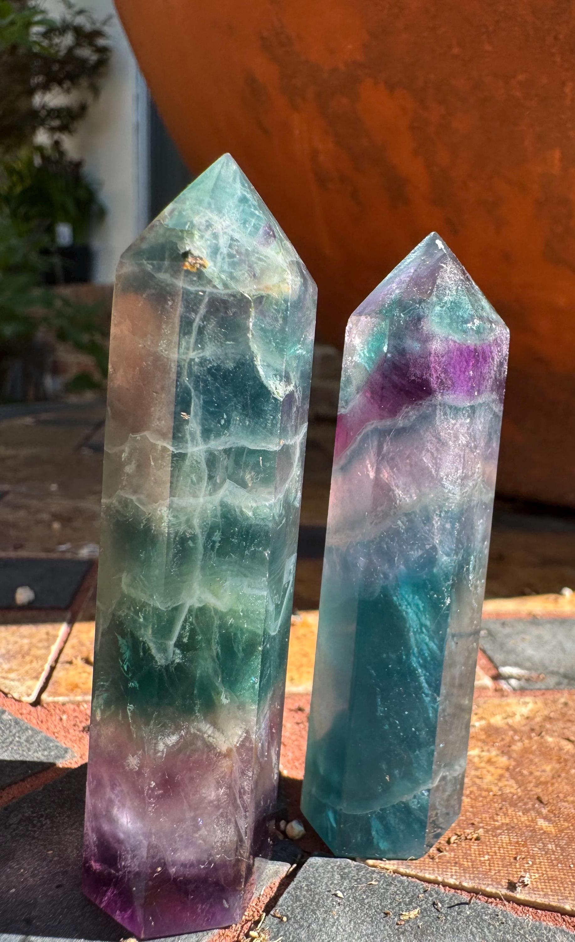 Rainbow Fluorite Tower — photo 4