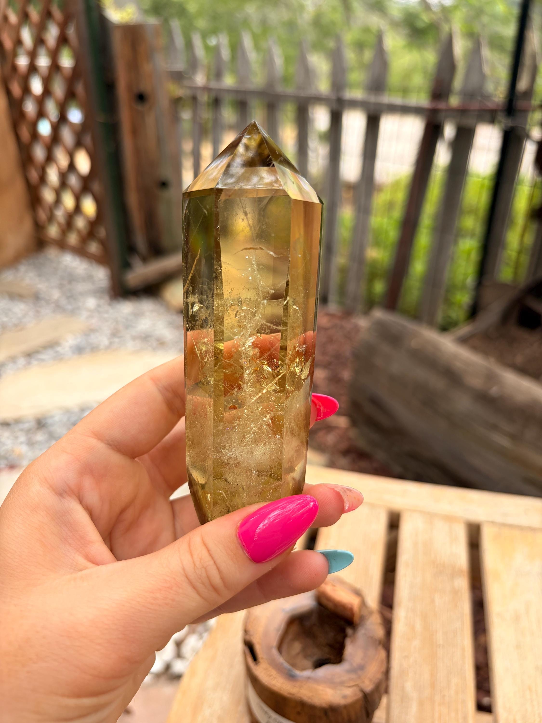 Natural Citrine Scepter — photo 3