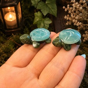 Caribbean Calcite Turtle Carving — photo 2