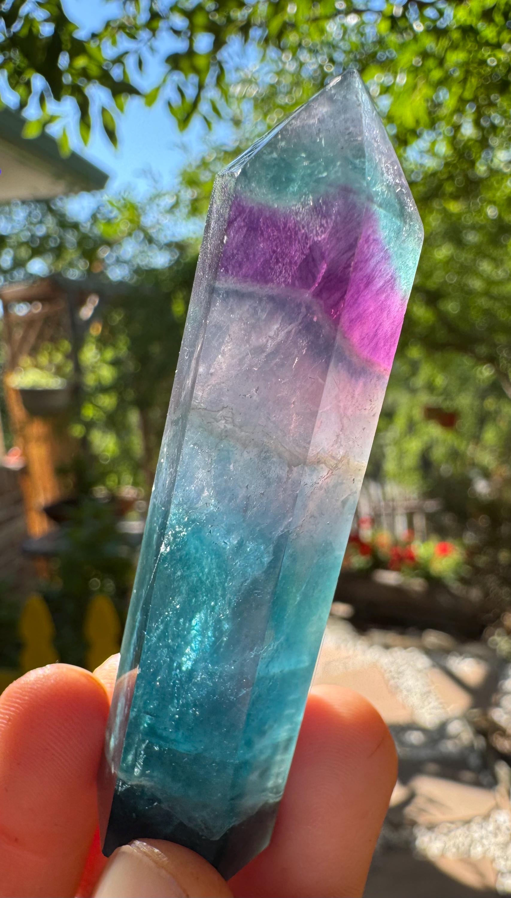 Rainbow Fluorite Tower — photo 5