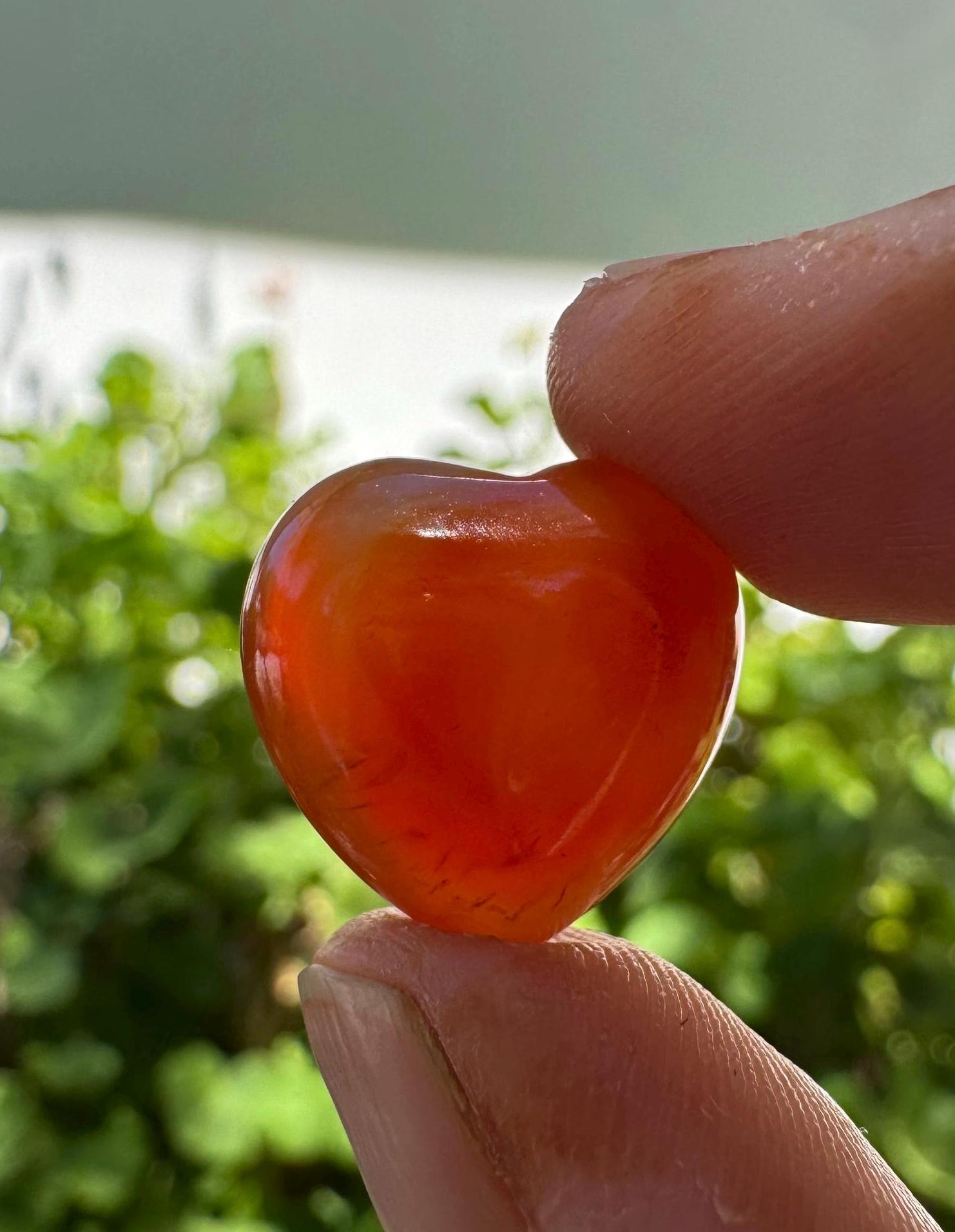 Mini Carnelian Heart — photo 5